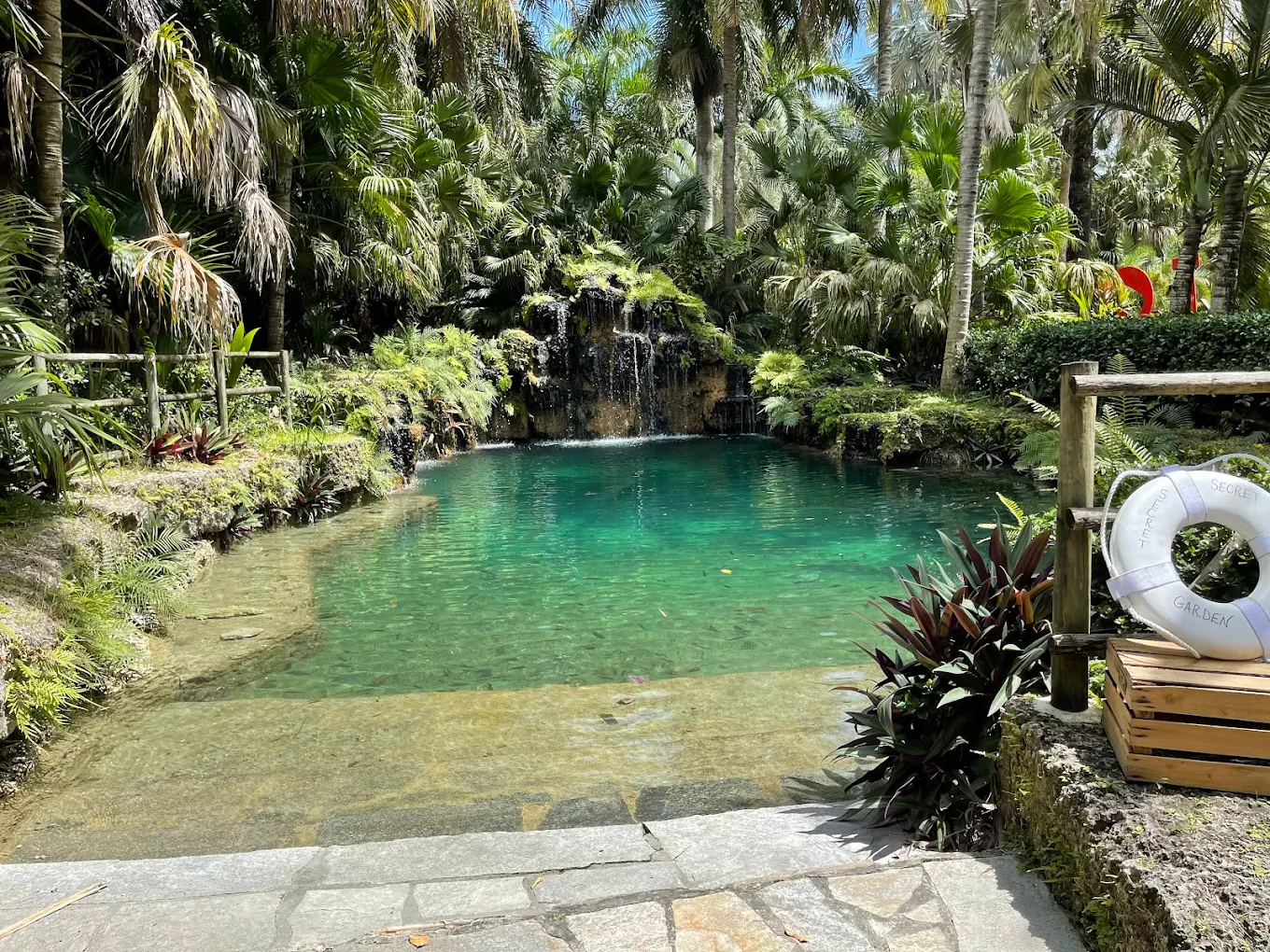 Secret Gardens Miami outdoor area